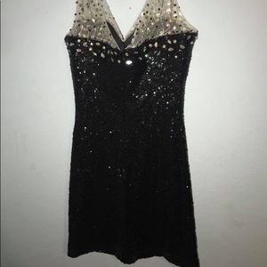 Sparkly mini dress
